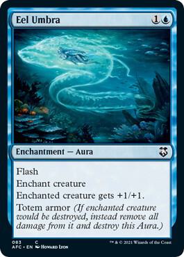 Eel Umbra (83) [Forgotten Realms Commander]