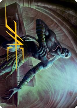 Ghoul Art Card (Gold-Stamped Signature) (18) [Adventures in the Forgotten Realms Art Series]