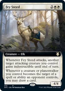 Fey Steed (Extended Art) (274) [Forgotten Realms Commander] [Extended Art]