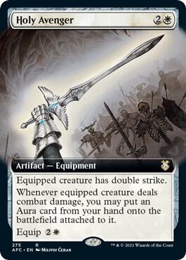 Holy Avenger (Extended Art) (275) [Forgotten Realms Commander] [Extended Art]