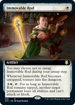 Immovable Rod (Extended Art) (276) [Forgotten Realms Commander] [Extended Art]