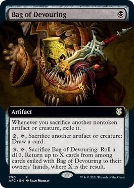 Bag of Devouring (Extended Art) (290) [Forgotten Realms Commander] [Extended Art]
