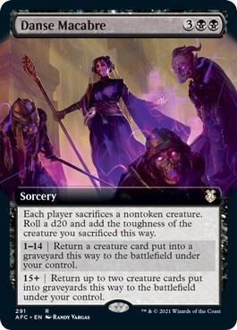 Danse Macabre (Extended Art) (291) [Forgotten Realms Commander] [Extended Art]
