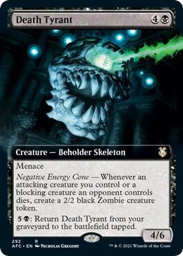Death Tyrant (Extended Art) (292) [Forgotten Realms Commander] [Extended Art]