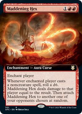 Maddening Hex (Extended Art) (301) [Forgotten Realms Commander] [Extended Art]