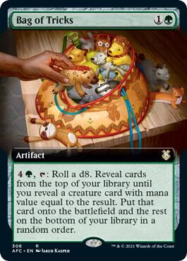 Bag of Tricks (Extended Art) (306) [Forgotten Realms Commander] [Extended Art]