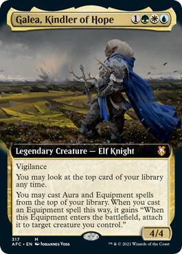 Galea, Kindler of Hope (Extended Art) (317) [Forgotten Realms Commander] [Extended Art]