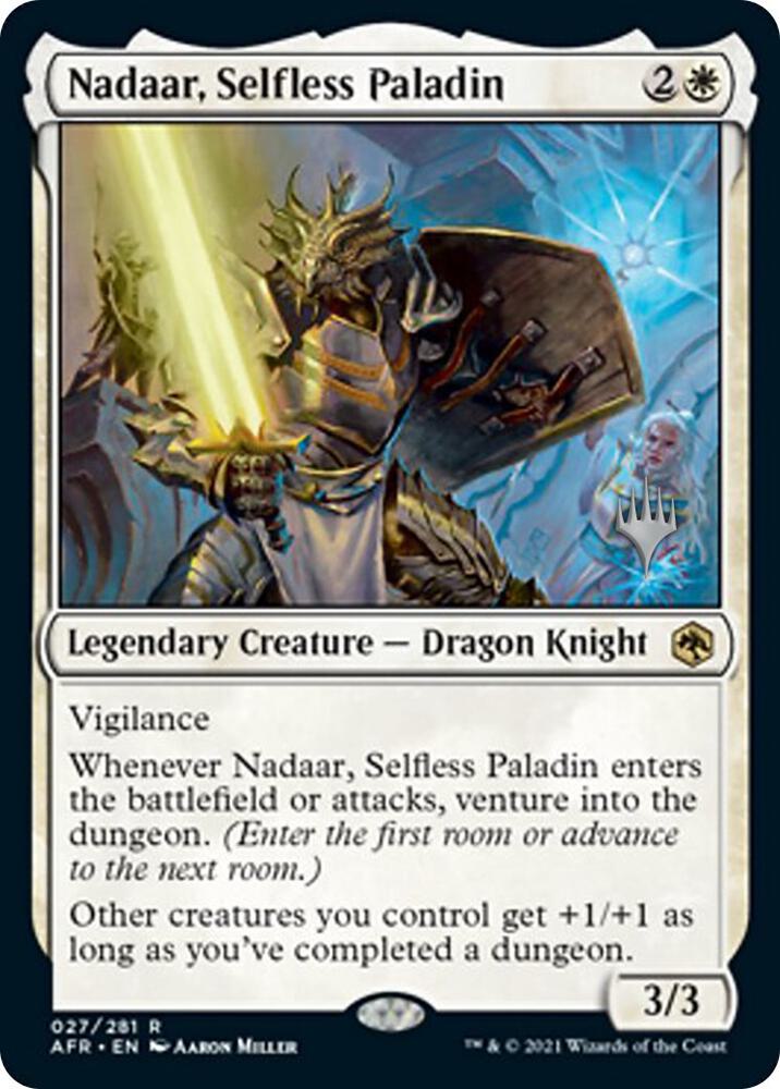 Nadaar, Selfless Paladin (27) [Adventures in the Forgotten Realms Promos]
