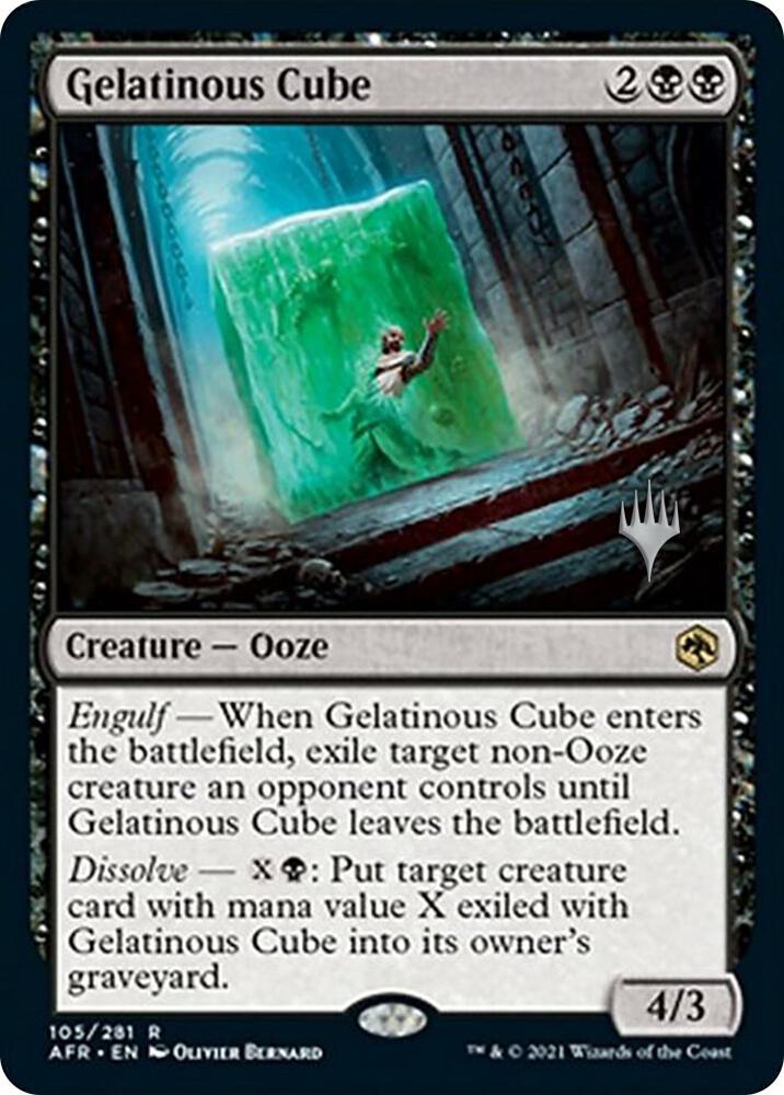 Gelatinous Cube (105) [Adventures in the Forgotten Realms Promos]