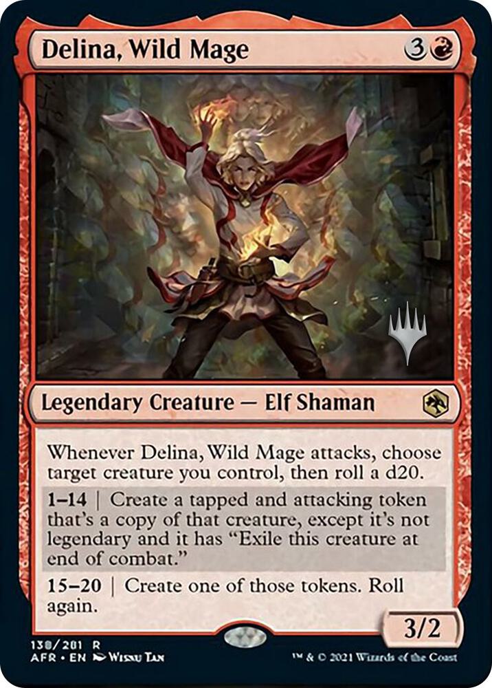 Delina, Wild Mage (138) [Adventures in the Forgotten Realms Promos]