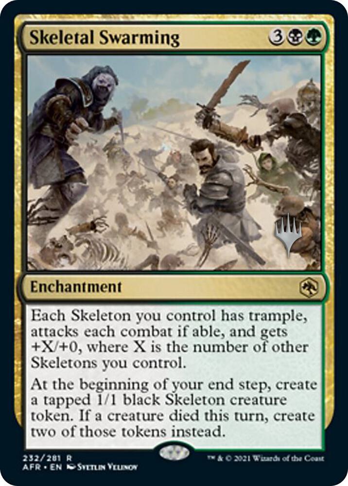 Skeletal Swarming (232) [Adventures in the Forgotten Realms Promos]