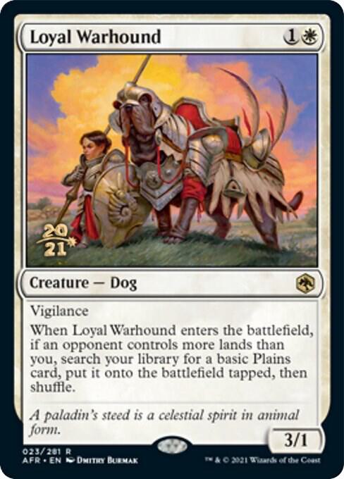 Loyal Warhound (23) [Prerelease Cards]