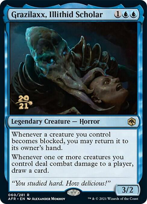 Grazilaxx, Illithid Scholar (60) [Prerelease Cards]
