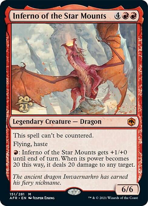 Inferno of the Star Mounts (151) [Prerelease Cards]