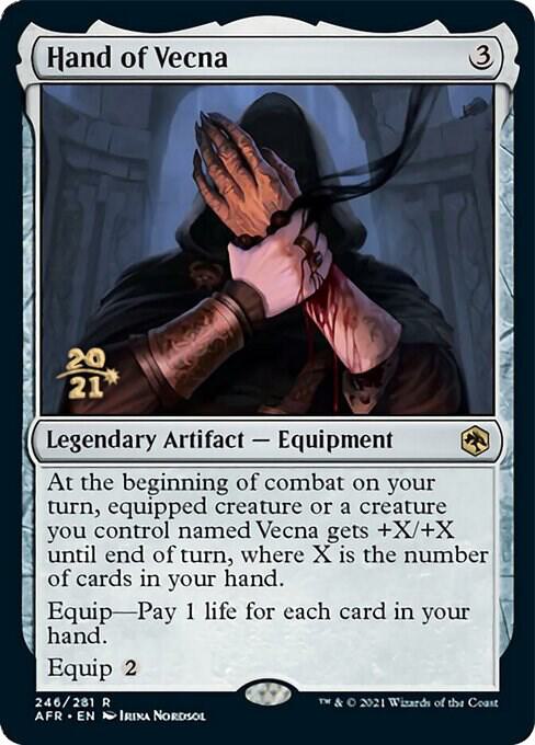 Hand of Vecna (246) [Prerelease Cards]