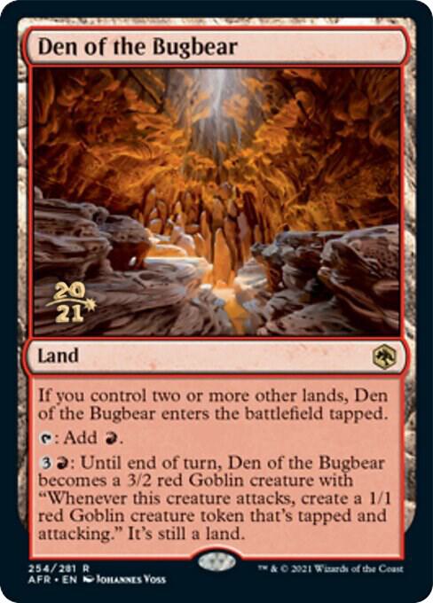 Den of the Bugbear (254) [Prerelease Cards]