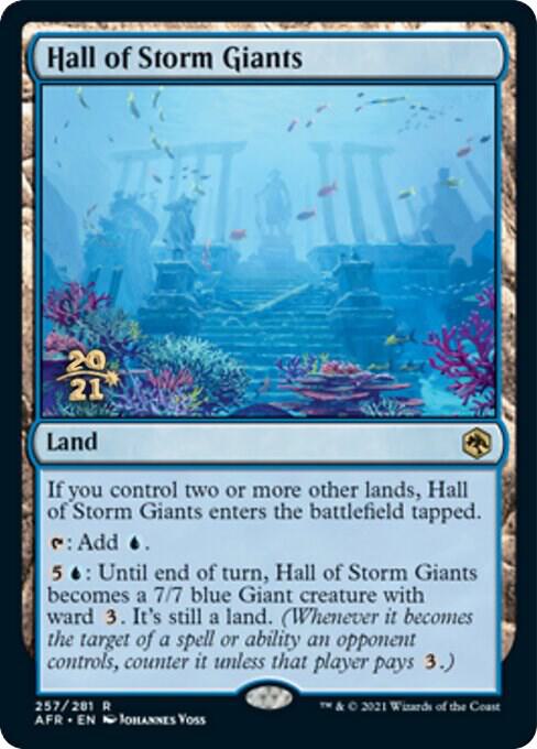 Hall of Storm Giants (257) [Prerelease Cards]