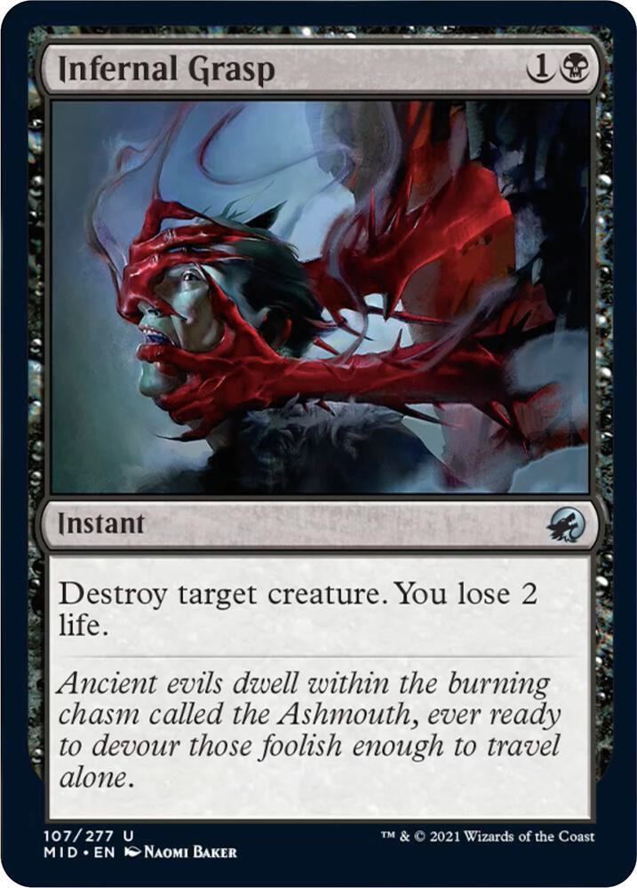 Infernal Grasp (107) [Innistrad: Midnight Hunt]