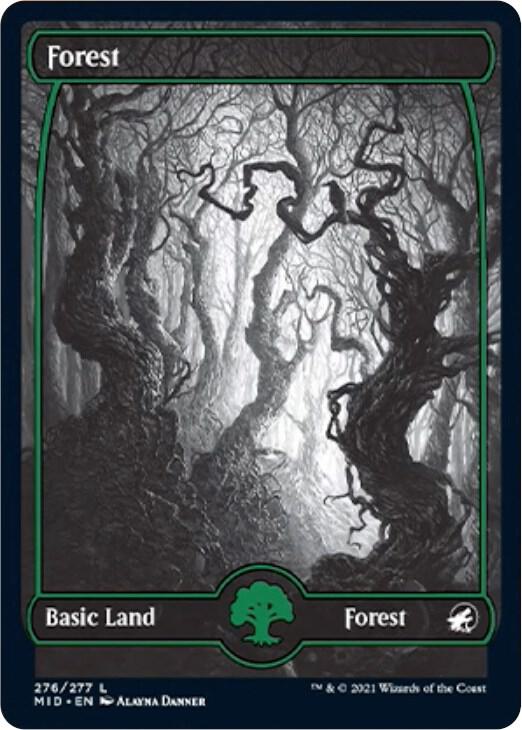 Forest (276) [Innistrad: Midnight Hunt] [Full Art, Showcase]