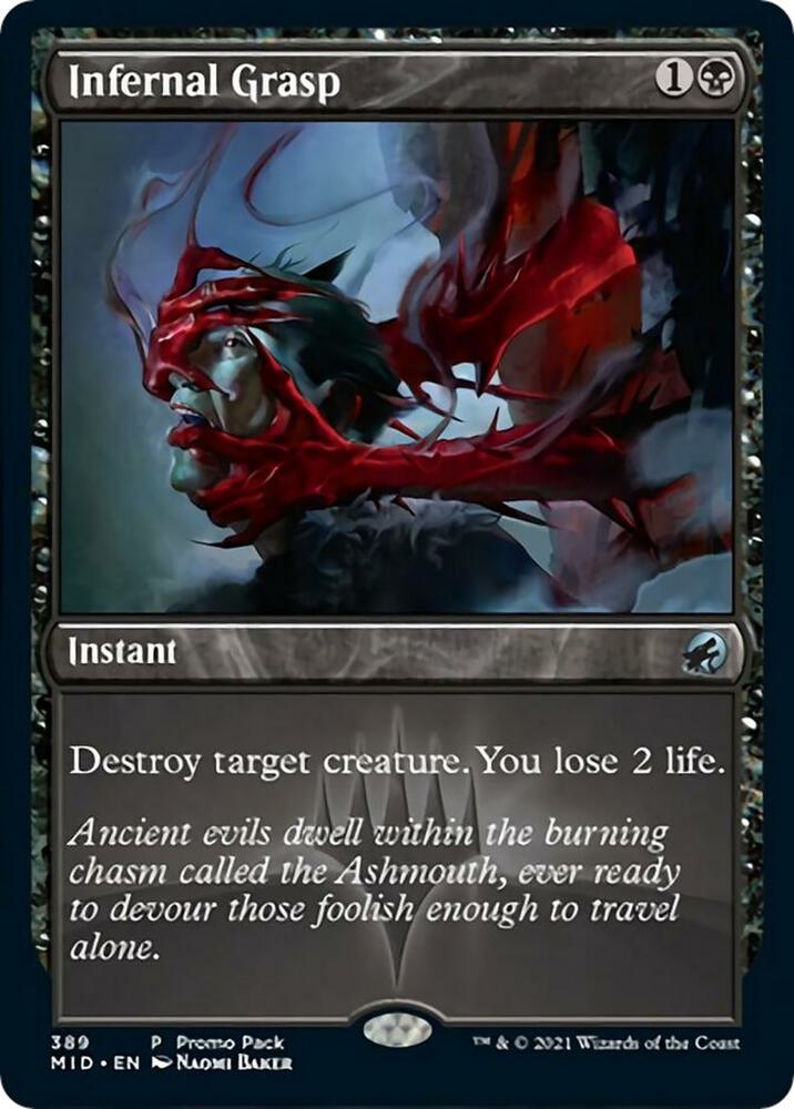 Infernal Grasp (389) [Innistrad: Midnight Hunt Promos]