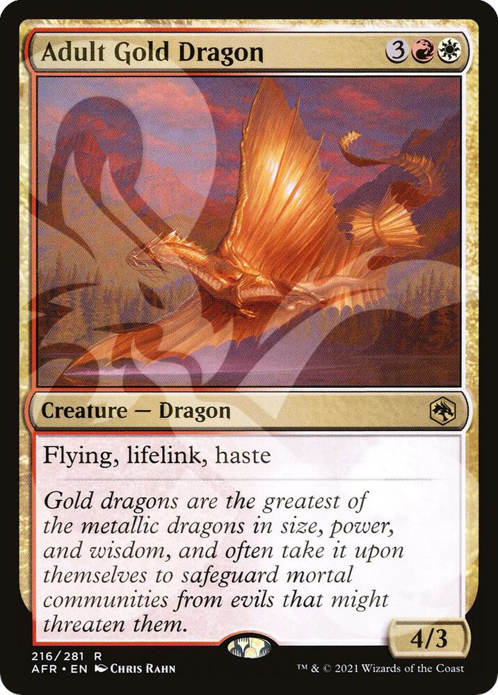 Adult Gold Dragon (216) [AFR Ampersand Promos]