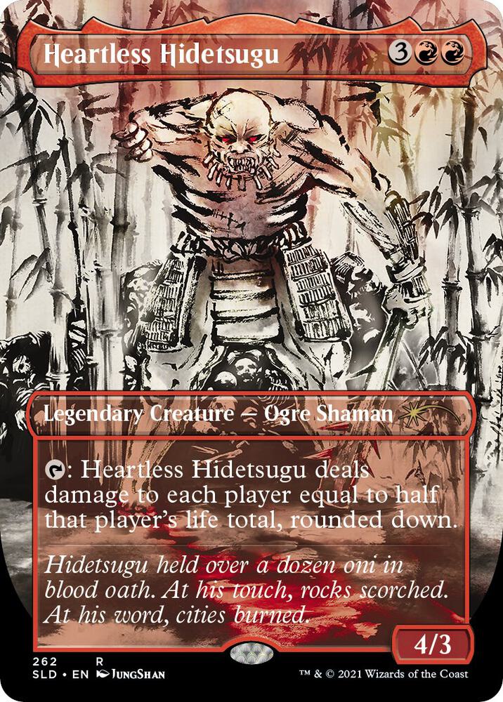 Heartless Hidetsugu (262) [Secret Lair Drop] [Borderless]