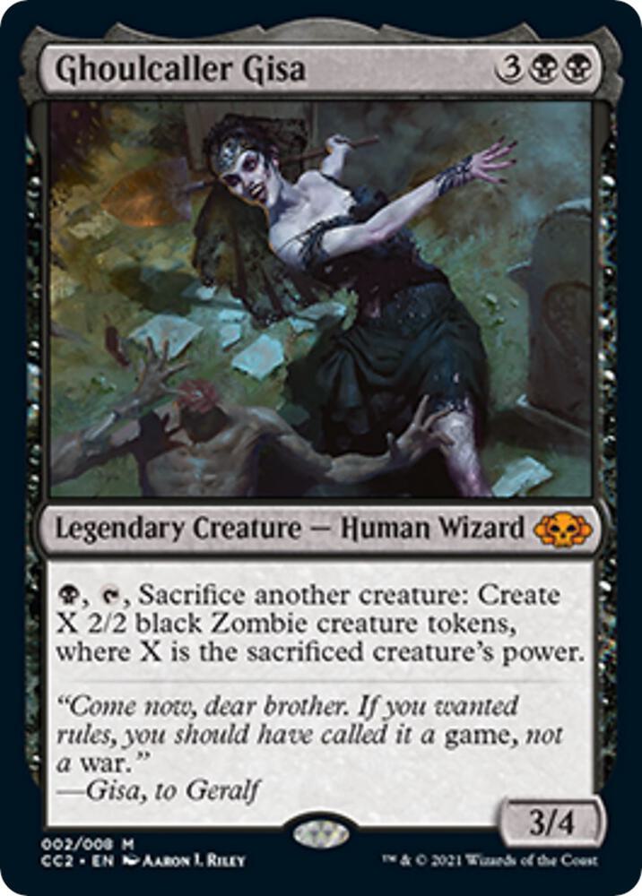 Ghoulcaller Gisa (2) [Commander Collection: Black]