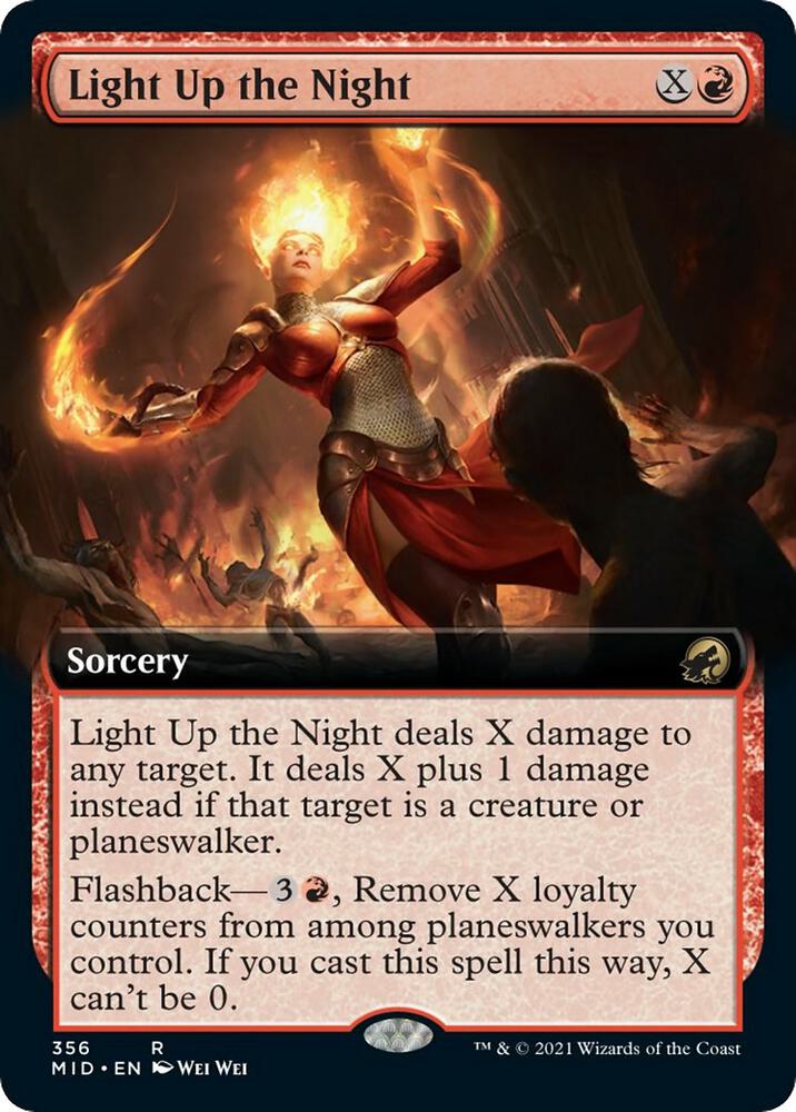 Light Up the Night (Extended Art) (356) [Innistrad: Midnight Hunt] [Extended Art]