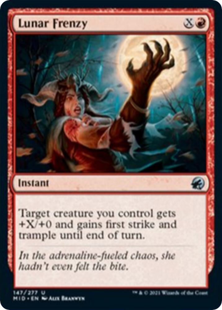 Lunar Frenzy (147) [Innistrad: Midnight Hunt]