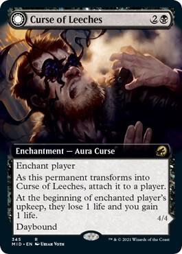 Curse of Leeches (Extended Art) (345) [Innistrad: Midnight Hunt] [Extended Art]