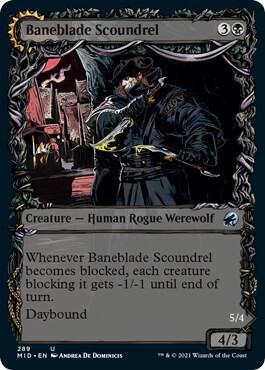Baneblade Scoundrel (Showcase) (289) [Innistrad: Midnight Hunt] [Showcase]