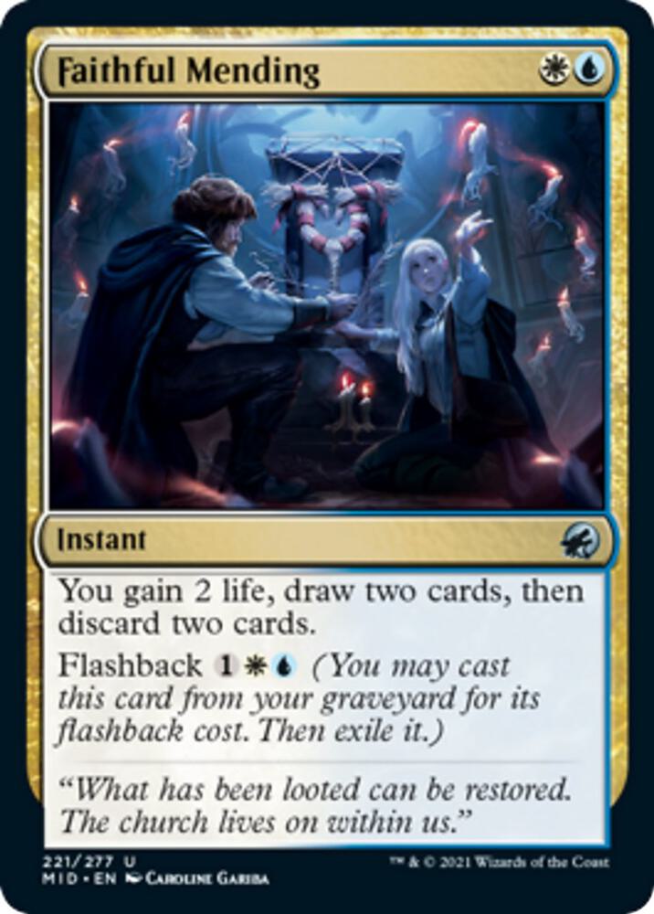 Faithful Mending (221) [Innistrad: Midnight Hunt]