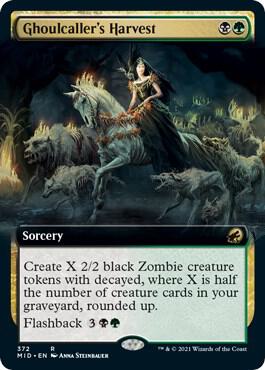 Ghoulcaller's Harvest (Extended Art) (372) [Innistrad: Midnight Hunt] [Extended Art]