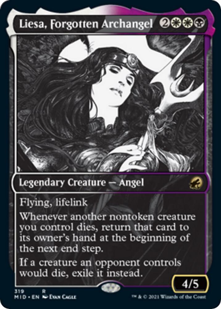 Liesa, Forgotten Archangel (Showcase) (319) [Innistrad: Midnight Hunt] [Showcase]