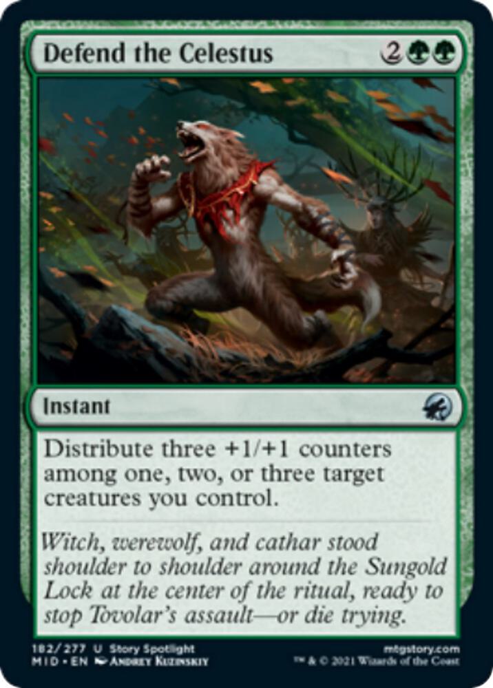 Defend the Celestus (182) [Innistrad: Midnight Hunt]