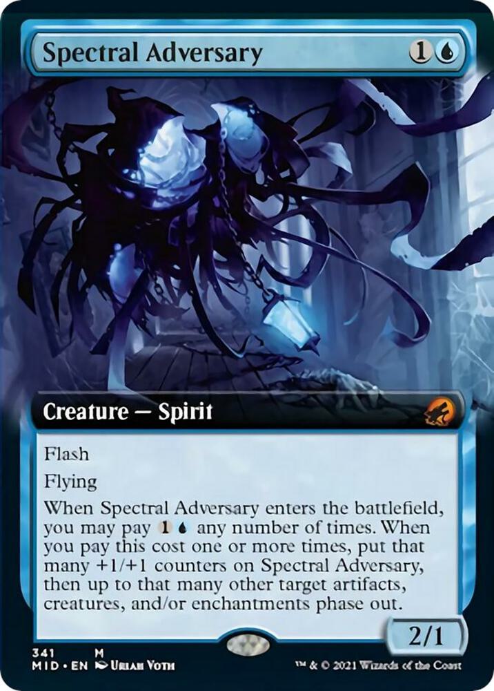 Spectral Adversary (Extended Art) (341) [Innistrad: Midnight Hunt] [Extended Art]