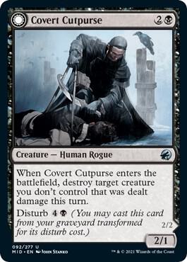 Covert Cutpurse (92) [Innistrad: Midnight Hunt]