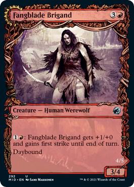 Fangblade Brigand (Showcase) (292) [Innistrad: Midnight Hunt] [Showcase]