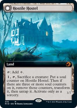 Hostile Hostel (Extended Art) (379) [Innistrad: Midnight Hunt] [Extended Art]