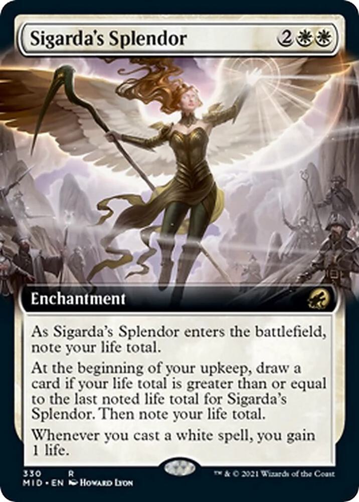 Sigarda's Splendor (Extended Art) (330) [Innistrad: Midnight Hunt] [Extended Art]