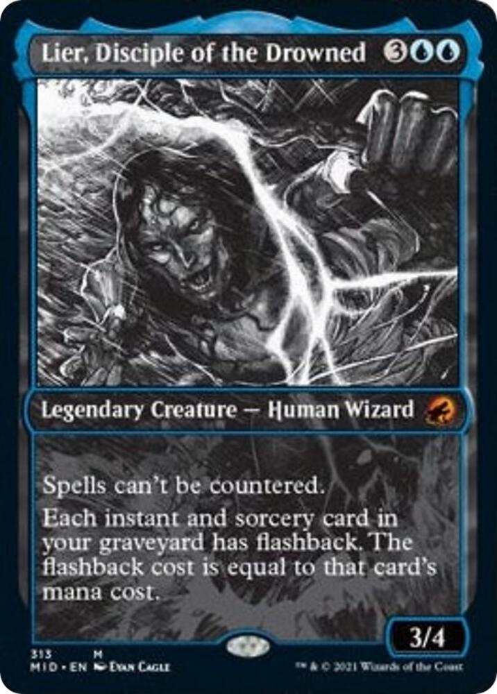 Lier, Disciple of the Drowned (Showcase) (313) [Innistrad: Midnight Hunt] [Showcase]