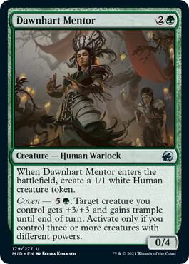 Dawnhart Mentor (179) [Innistrad: Midnight Hunt]