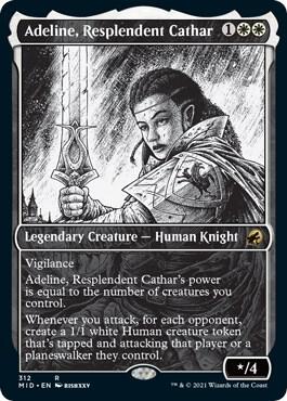 Adeline, Resplendent Cathar (Showcase) (312) [Innistrad: Midnight Hunt] [Showcase]