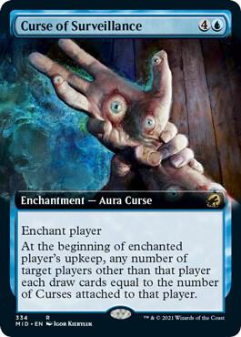 Curse of Surveillance (Extended Art) (334) [Innistrad: Midnight Hunt] [Extended Art]