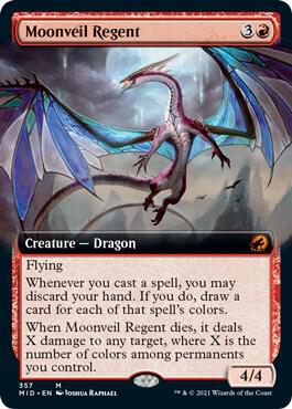 Moonveil Regent (Extended Art) (357) [Innistrad: Midnight Hunt] [Extended Art]