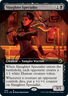 Slaughter Specialist (Extended Art) (349) [Innistrad: Midnight Hunt] [Extended Art]
