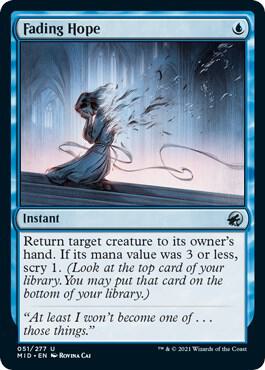 Fading Hope (51) [Innistrad: Midnight Hunt]