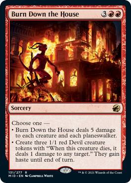 Burn Down the House (131) [Innistrad: Midnight Hunt]