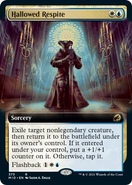 Hallowed Respite (Extended Art) (373) [Innistrad: Midnight Hunt] [Extended Art]