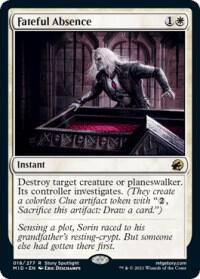 Fateful Absence (18) [Innistrad: Midnight Hunt]